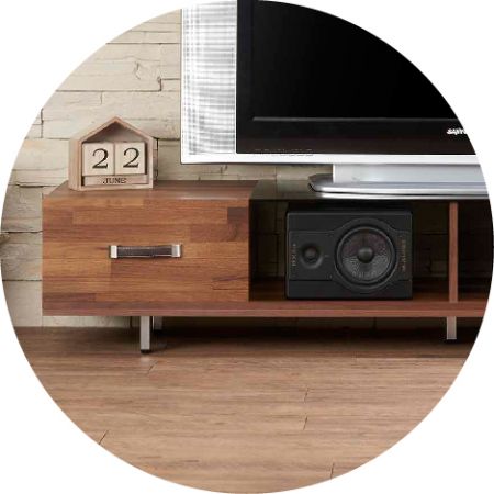 La forma de las reglas, con 2 cajones y 2 compartimentos abiertos.